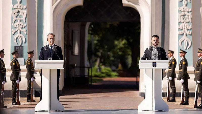 Zelensky celebrates Ukraine's Independence Day alongside Canadian PM