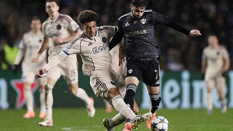 Ajax earn first Champions League points in win at Qarabag, Villarreal beaten by Copenhagen