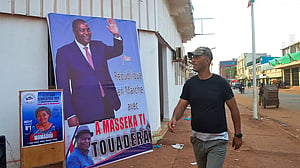 Central African Republic votes, Russia ally Touadera seeks third term