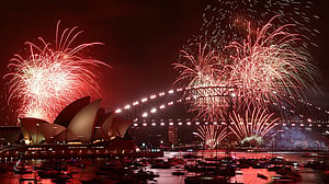 Sydney brings in New Year with nod to victims of Bondi attack