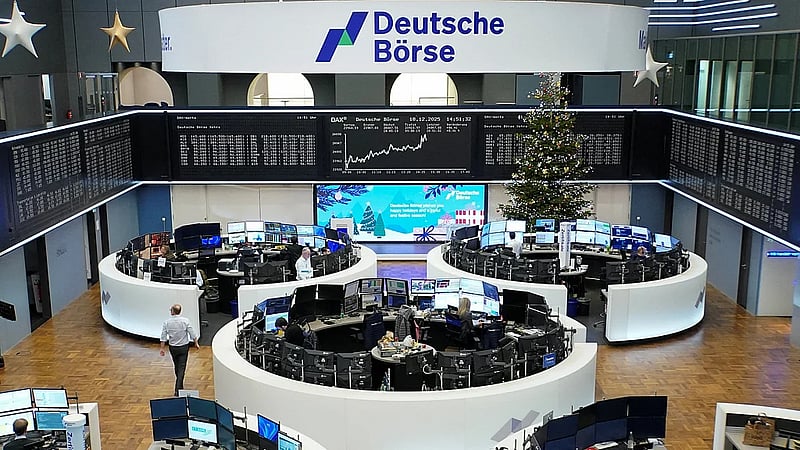 European shares set to close 2025 near record high levels