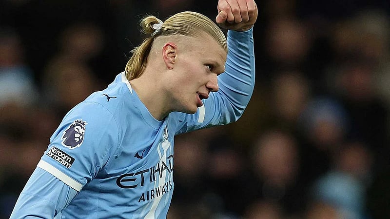 Haaland propels Man City to top with double against West Ham