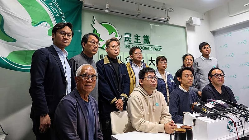 Hong Kong's last opposition party votes to disband under China pressure
