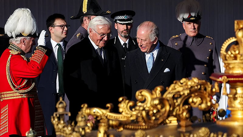 King Charles welcomes German president to UK for state visit