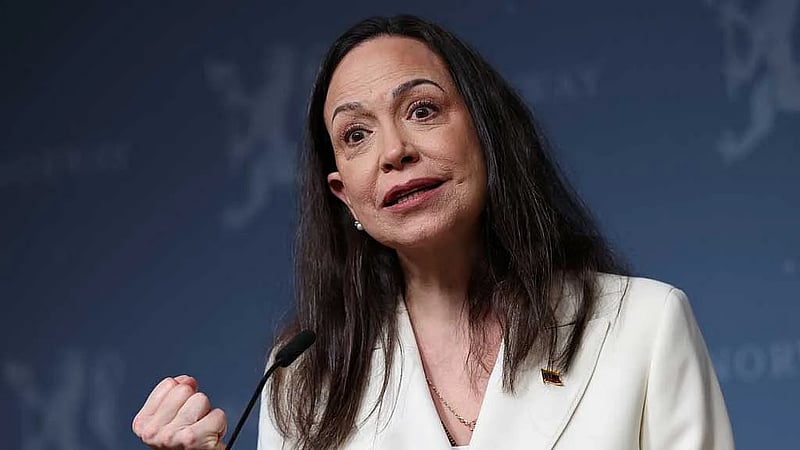 Nobel Peace laureate Machado doing well despite injured back, no longer in Oslo