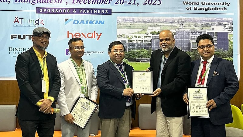 IUB’s Prof Mamun Habib receives ‘Supply Chain Management Award’ at IEOM conference