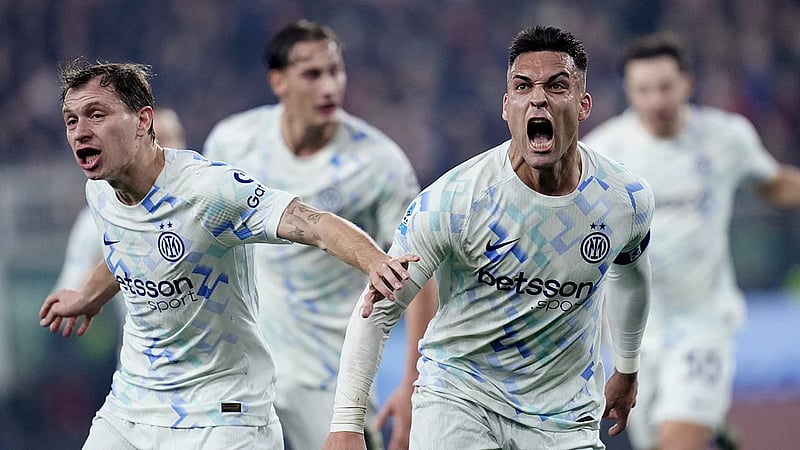Inter edge Genoa to claim Serie A top spot