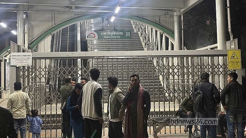 Commuters suffer as metro service suspended over work stoppage