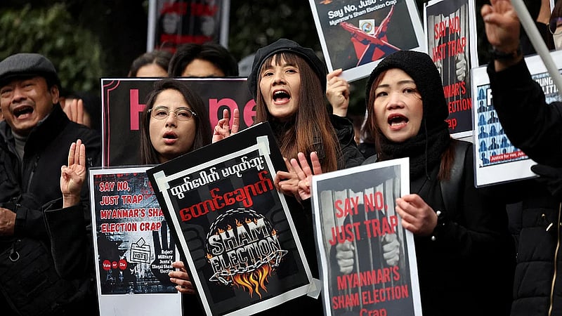 Why is Myanmar's junta holding an election during a civil war?