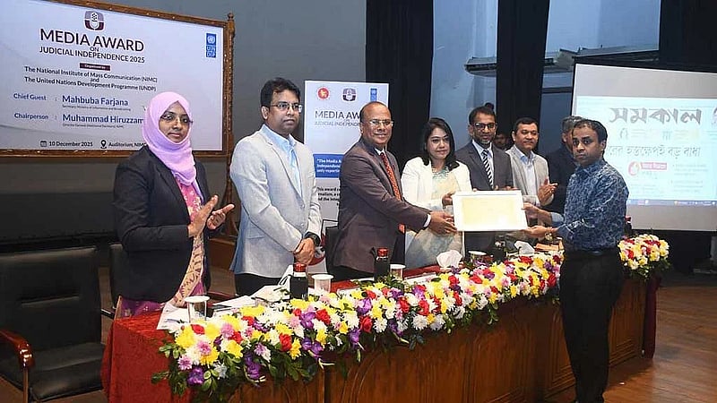 Samakal journalist Abu Saleh Rony wins NIMCO–UNDP Media Award 2025