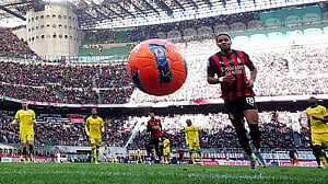 Nkunku double gives Milan 3-0 win over Verona