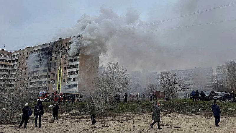Russian attack on Ukraine's Zaporizhzhia injures 26, governor says