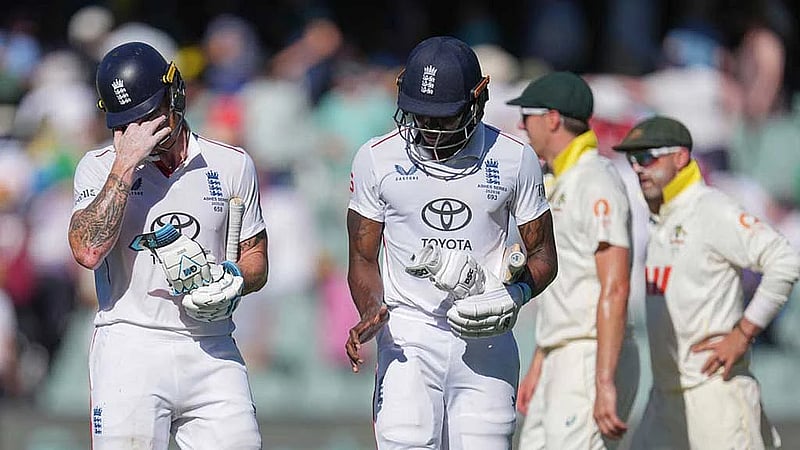 England's Ashes hopes hanging by a thread as Australia press for victory in Adelaide