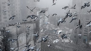 A struggle to survive in Ukraine's east, with Russia at the gates
