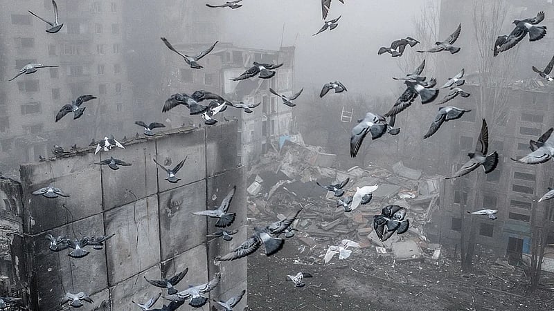 A struggle to survive in Ukraine's east, with Russia at the gates