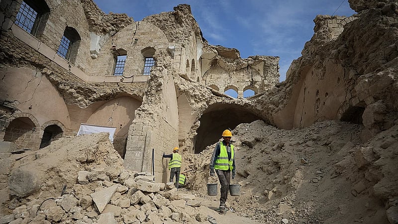 Gazans race to preserve cultural heritage damaged in war