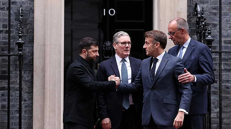 European leaders, Zelensky hold talks in London at 'crucial' time for Ukraine