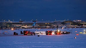 Delta plane flips upside down at Toronto airport, injuring 18