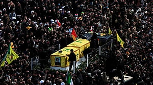 Tens of thousands mourn Hezbollah's slain leader Nasrallah in mass funeral
