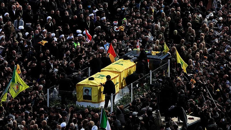 Tens of thousands mourn Hezbollah's slain leader Nasrallah in mass funeral