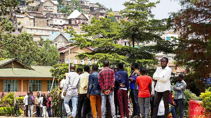 Congo trades blame with rebels over deadly rally blasts