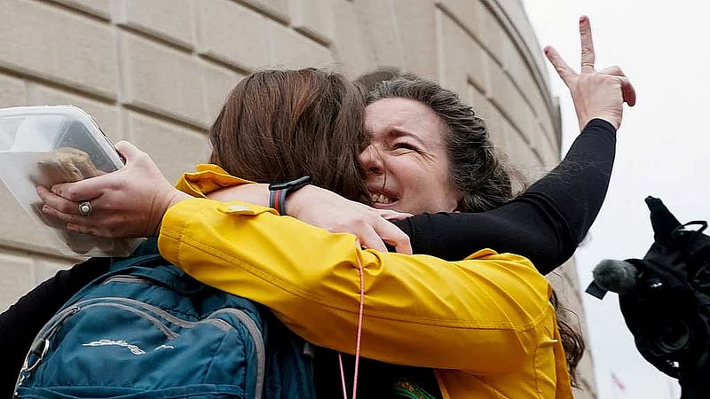 USAID workers say goodbye to headquarters as Trump drastically cuts foreign aid