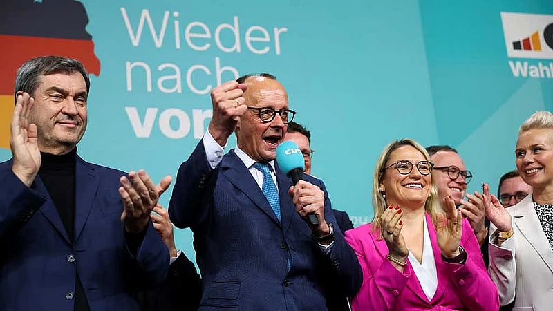 German election victor Merz plans pivot from US as coalition talks loom