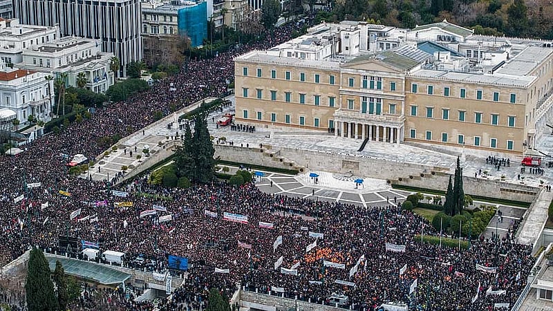 Clashes erupt in Greece as hundreds of thousands protest deadly train crash