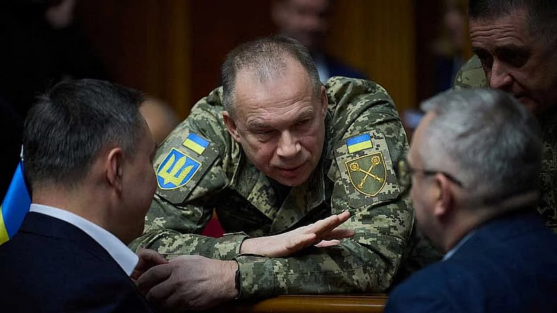 Ukraine's army chief visits eastern front heavily pressured by Russia