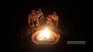 A pocket of warmth among the cold