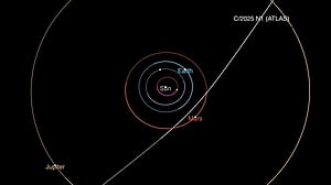 Newly spotted comet is third interstellar object seen in our solar system