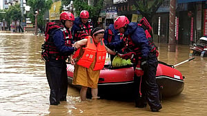 At least eight killed and dozens missing after floods on Nepal-China border