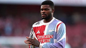 Former Arsenal football player Partey charged with five counts of rape
