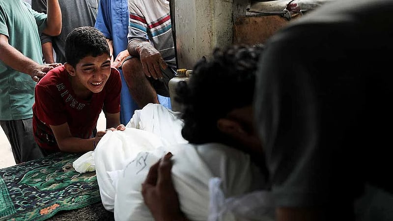 At least 36 killed by Israeli fire while seeking aid in Gaza, hospital says