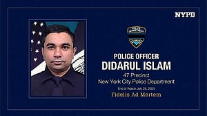New York officer of Bangladeshi origin, security guard killed in Manhattan shooting remembered as heroes