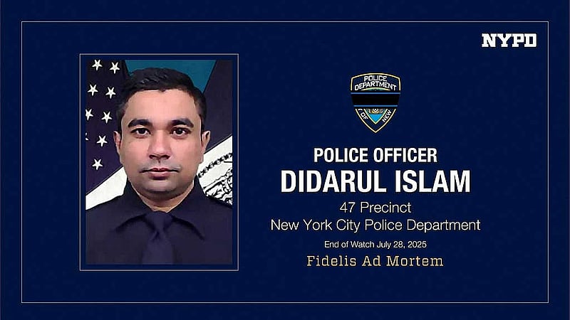 New York officer of Bangladeshi origin, security guard killed in Manhattan shooting remembered as heroes