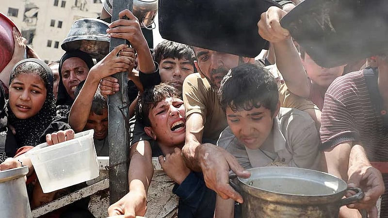 Britain warns Israel it will recognise Palestinian state as Gaza starvation spreads