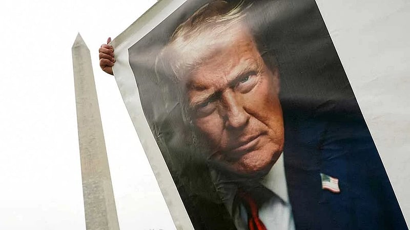 Tens of thousands of Americans rally in protest ahead of Trump's military parade