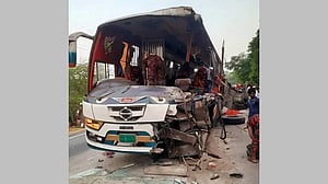 5 dead after bus crashes into stationary truck in Dinajpur