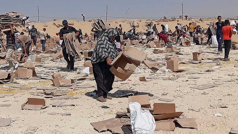 As death toll rises, Gazans make life-risking journeys to seek food