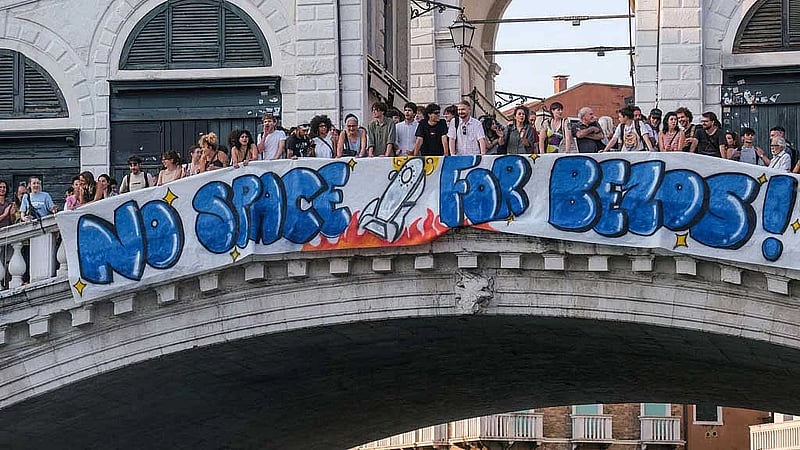 Venice divided ahead of billionaire Bezos' 'wedding of the century'