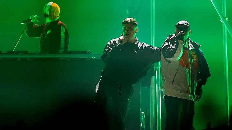 Irish hip-hop trio Kneecap lead anti-Keir Starmer chant at Glastonbury