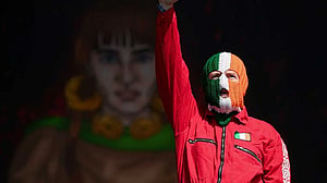 Irish hip-hop trio Kneecap lead anti-Keir Starmer chant at Glastonbury