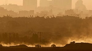 Israeli firing kills 45 people in Gaza, many at aid site, medics say