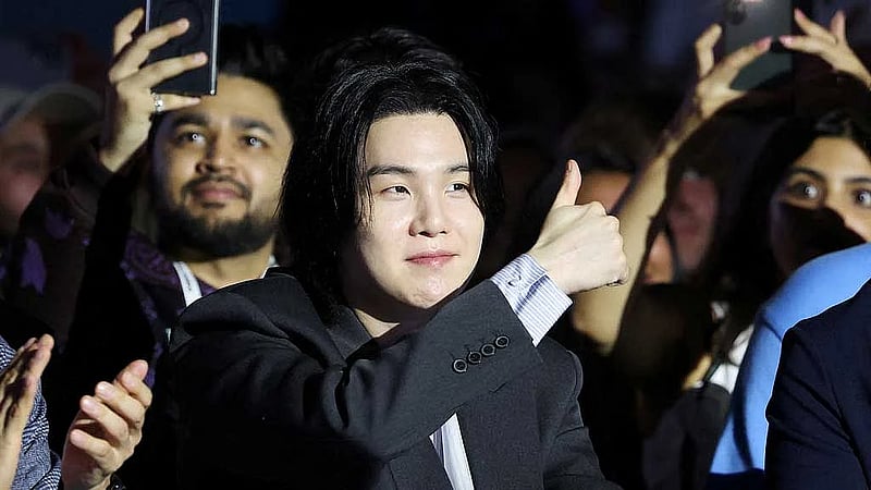BTS member Suga discharged from South Korean military service