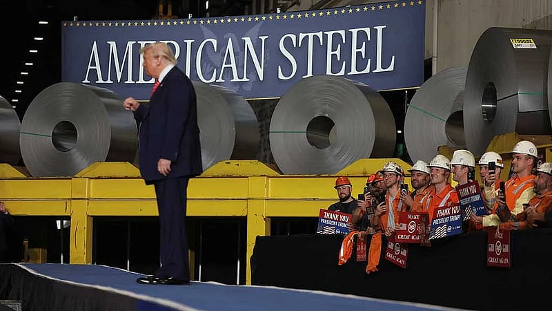 Trump says he plans to double steel, aluminum tariffs to 50%