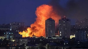 Three killed, 49 wounded in intense Russian air attacks on Ukraine