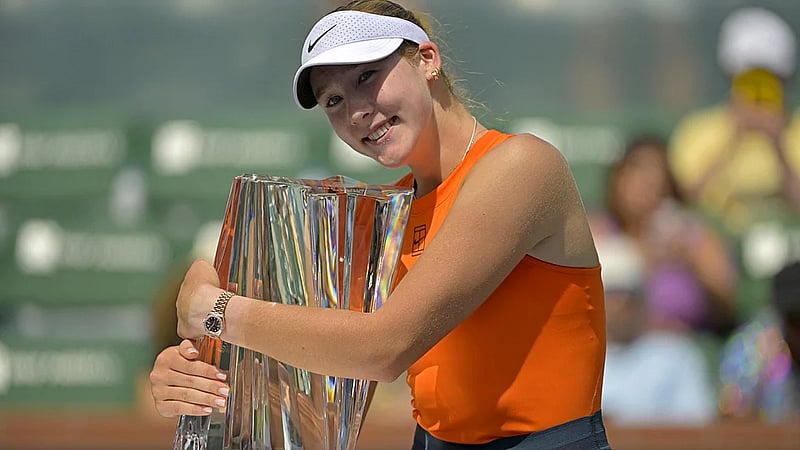 Russian teen Andreeva beats top seed Sabalenka to claim Indian Wells title