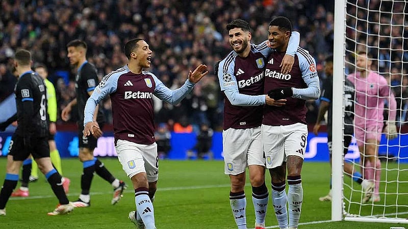 Aston Villa cruise into Champions League quarters where PSG await
