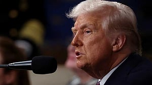 Trump touts relentless start to term in speech to Congress, drawing catcalls from Democrats
